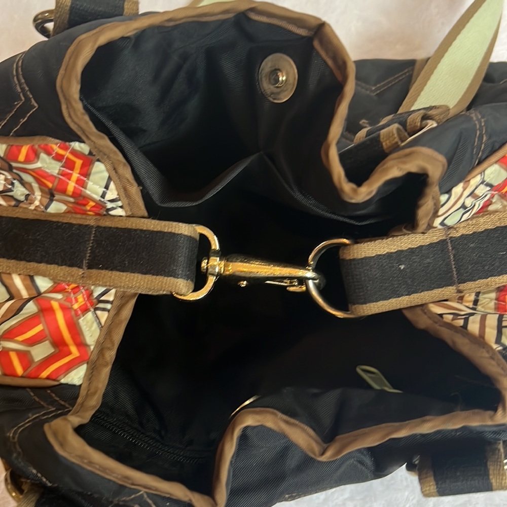 cinda b Ravinia black shoulder purse travel friendly - Picture 6 of 10